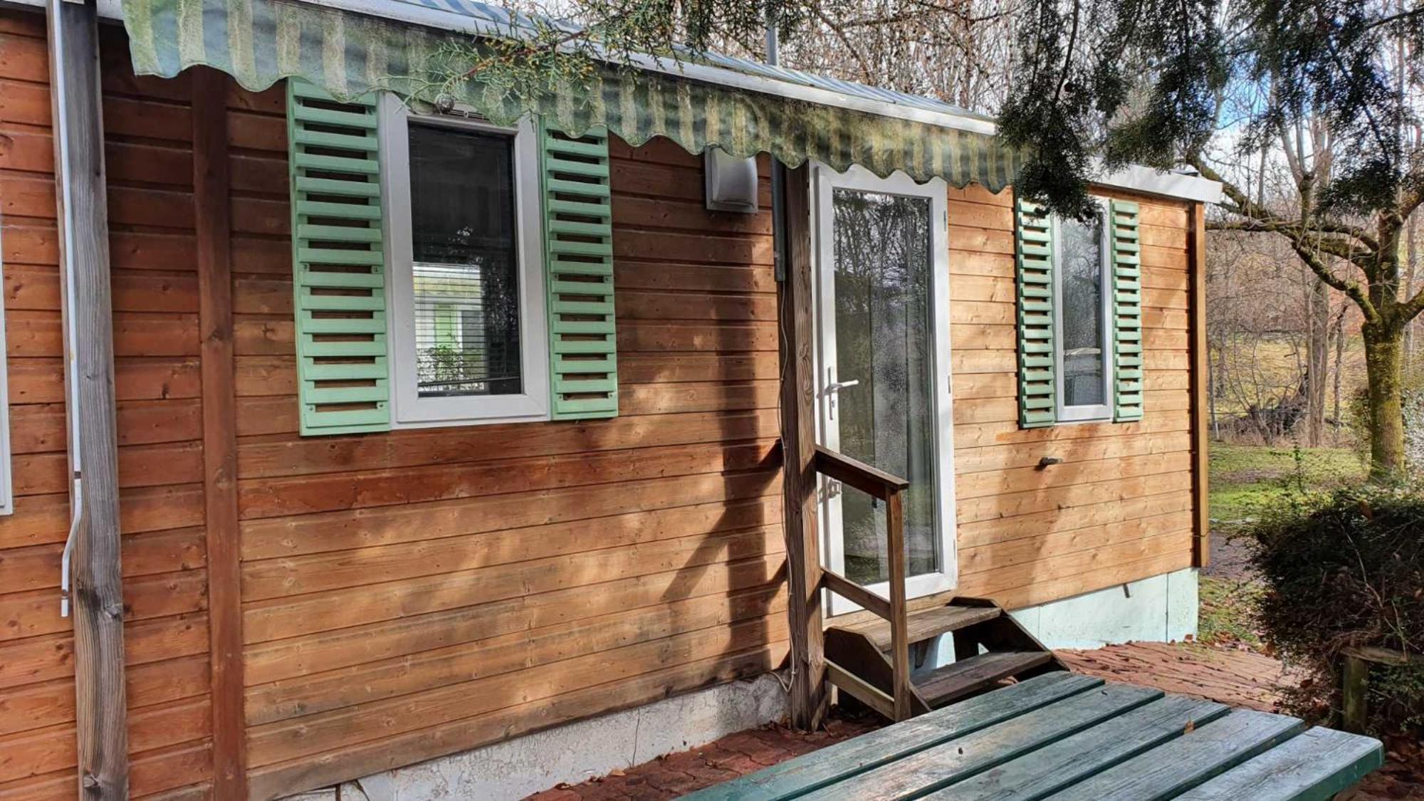 Camping L'Enclave Mobil-Home Estavar Zewnętrze zdjęcie